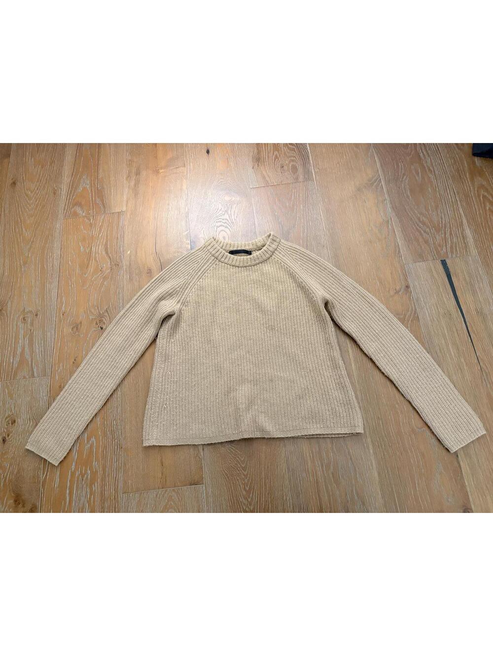 Jenni Kayne Beige 100% Cashmere Luxe Sweater XS